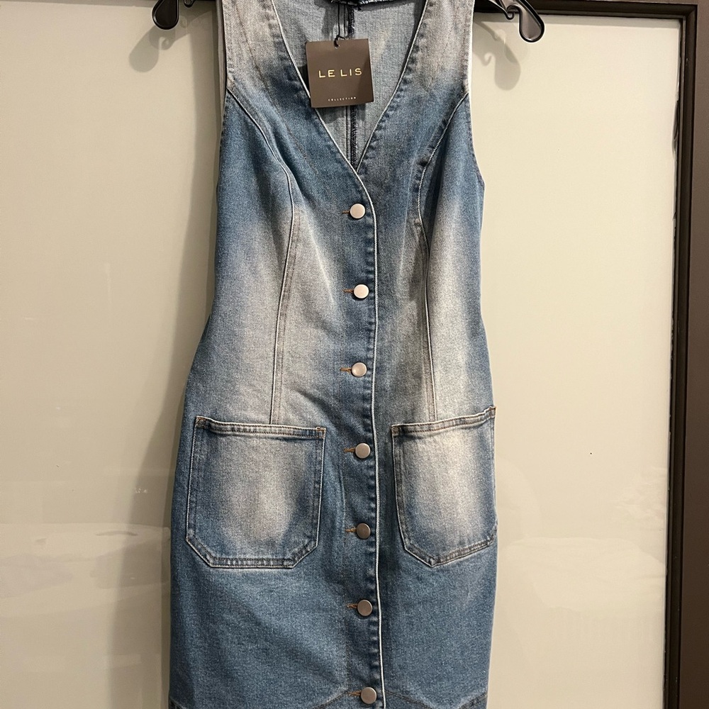 Never Worn Denim Mini Dress
